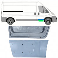 Lamiera di riparazione interno ed esterno porta anteriore per Peugeot Boxer 2006-2025 / Destra / Set 15476