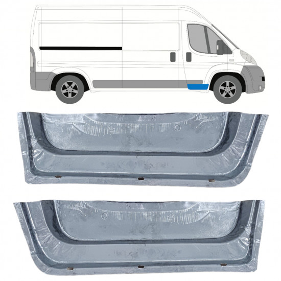 Pannello di riparazione porta anteriore interno per Citroen Jumper 2006-2025 / Sinistra+Destra / Set 14328
