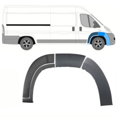 Set di modanature parafango anteriore per Fiat Ducato 2006-2014 / Destra / 8466