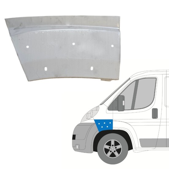 Pannello di riparazione parafango anteriore per Citroen Jumper 2006-2014 / Sinistra 15379