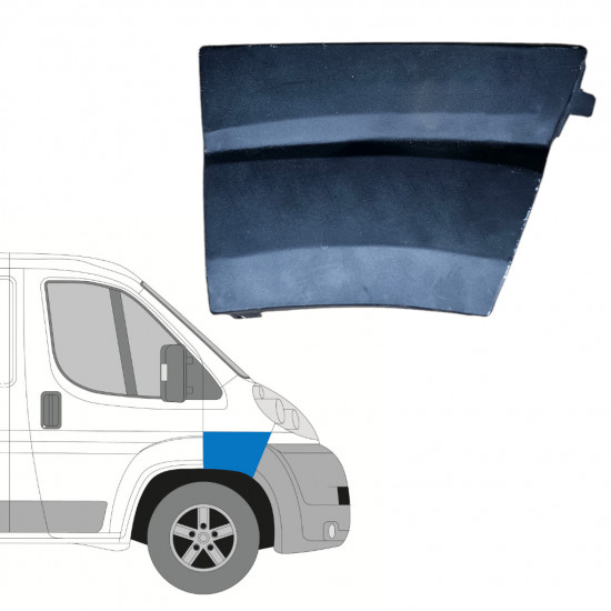 Pannello di riparazione parafango anteriore per Peugeot Boxer 2006-2014 / Destra 13369