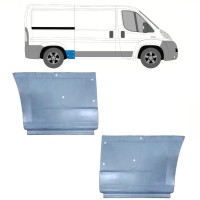 Pannello di riparazione parafango posteriore per Fiat Ducato 2006-2025 / Sinistra+Destra / Set 15113
