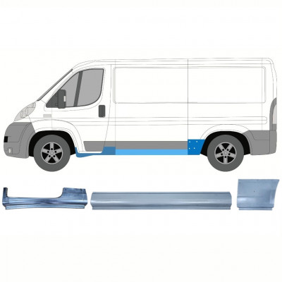 Set di pannelli di riparazione per Fiat Ducato 2006-2025 / Sinistra / 12419