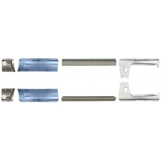 Pannello di riparazione sottoporta lamiera per Citroen Jumper 2006-2026 / Sinistra+Destra / Set 14163