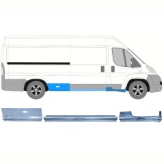 Set di pannelli di riparazione per Fiat Ducato 2006-2025 / Destra / 12422