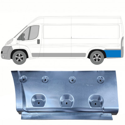 Pannello di riparazione parafango posteriore per Fiat Ducato 2006-2025 / Sinistra 8655