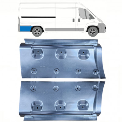 Pannello di riparazione parafango posteriore per Fiat Ducato 2006-2025 / Sinistra+Destra / Set 10339