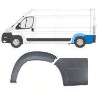 Set di modanature arco ruota posteriore per Fiat Ducato 2006-2018 / Sinistra / 8564