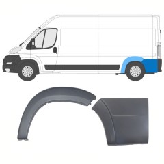 Set di modanature arco ruota posteriore per Citroen Jumper 2006-2018 / Sinistra / 14427