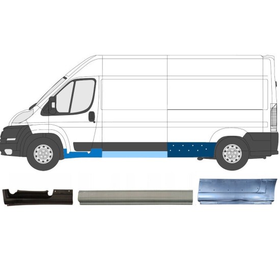 Set di pannelli di riparazione per Fiat Ducato 2006-2026 / Sinistra / 16176