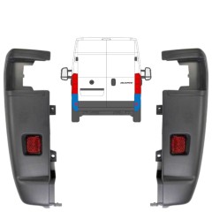 Angolo paraurti posteriore 270 gradi per Fiat Ducato 2006-2018 / Sinistra+Destra / Set 9835