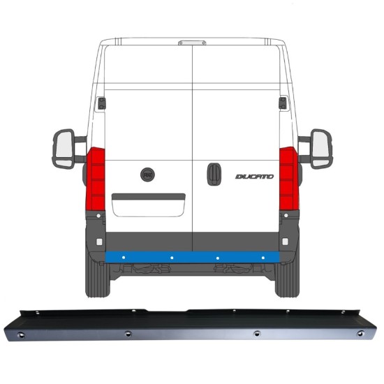 Paraurti posteriore con PDC per Fiat Ducato 2006-2018 16925