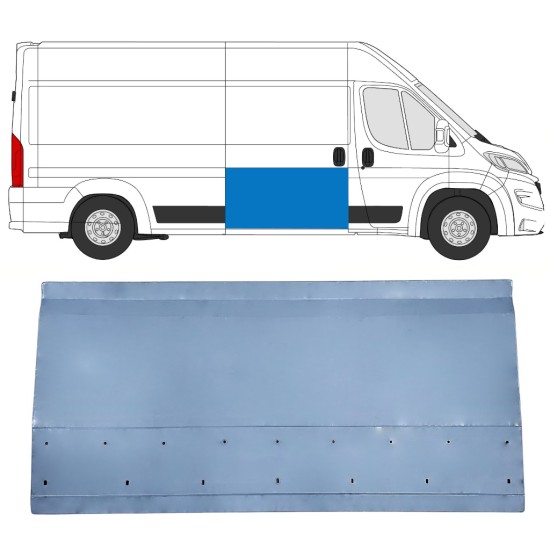Pannello di riparazione porta scorrevole per Opel Movano 2021-2026 / Destra 16456