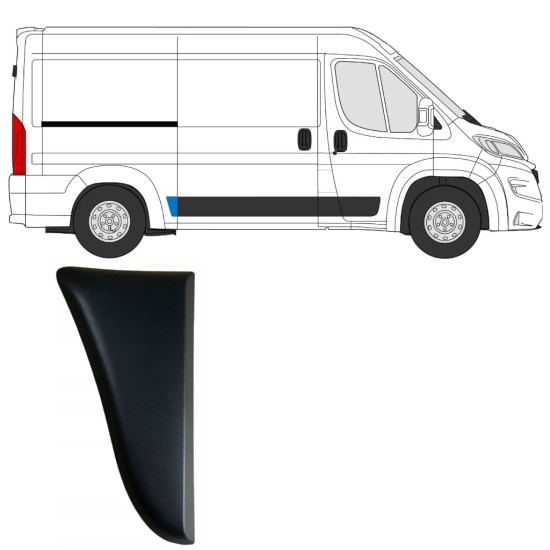 Modanatura laterale parafango posteriore per Opel Movano 2021- / Destra 15817