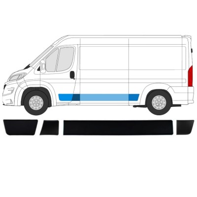 Set di modanature laterali per Citroen Jumper 2018- / Sinistra 15421