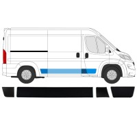 Set di modanature laterali per Fiat Ducato 2018- / Destra / 15039