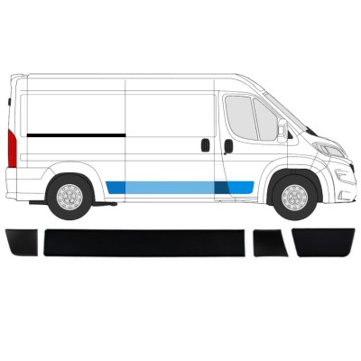 Set di modanature laterali per Citroen Jumper 2018- / Destra 15420