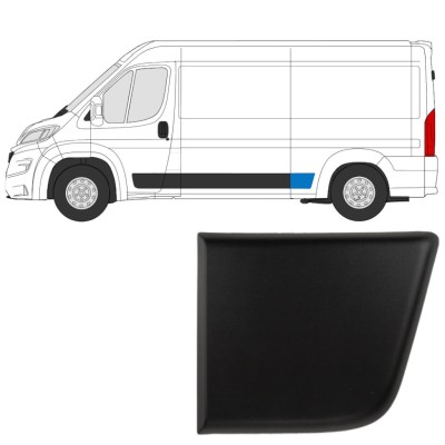 Modanatura laterale parafango posteriore per Opel Movano 2021- / Sinistra 15819