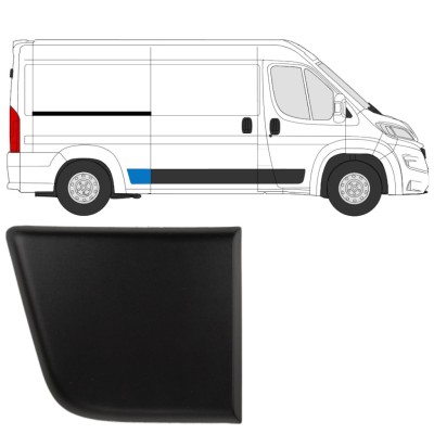 Modanatura laterale parafango posteriore per Opel Movano 2021- / Destra 15816
