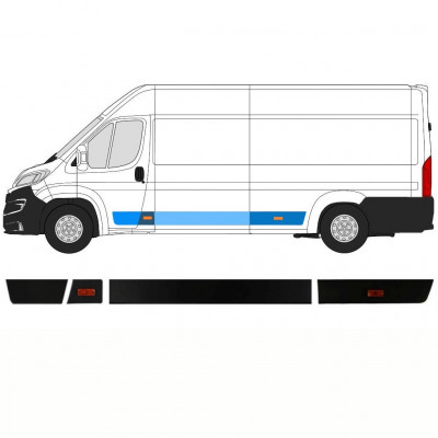 Set di modanature laterali per Fiat Ducato 2018- / Sinistra / 8487