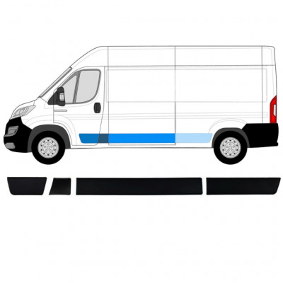 Set di modanature laterali per Fiat Ducato 2018- / Sinistra / 8485
