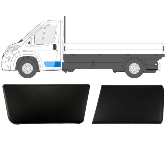 Set di modanature laterali per cabina singola per Opel Movano 2021- / Sinistra 15811