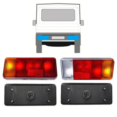 Fanale posteriore per Fiat Ducato 2006-2014 / Sinistra+Destra / Set 9841