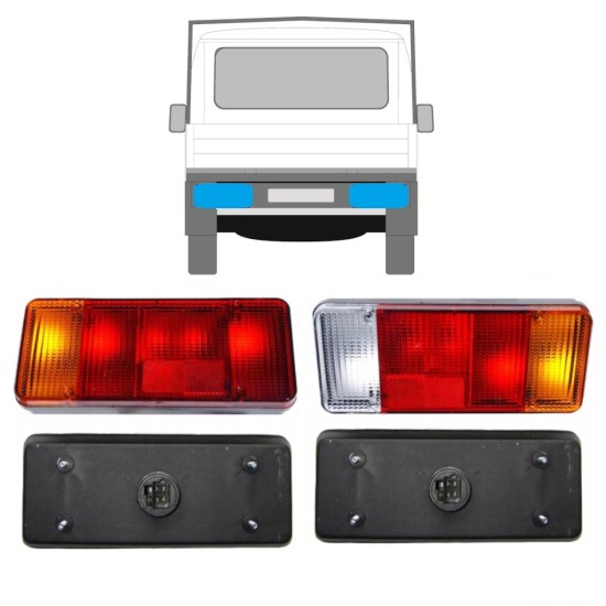 Fanale posteriore per Citroen Jumper 2006-2014 / Sinistra+Destra 15340