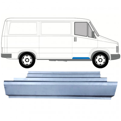 Pannello di riparazione sottoporta anteriore dietro la ruota per Fiat Ducato 1981-1994 / Destra 7738