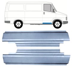 Pannello di riparazione sottoporta lamiera per Fiat Ducato 1981-1994 / Sinistra+Destra / Set 16153