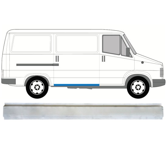 Pannello di riparazione sottoporta lamiera per Fiat Ducato 1981-1994 / Sinistra = Destra (simmetrico) 16132
