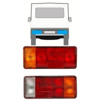 Fanale posteriore per Fiat Ducato 1994-2002 / Sinistra+Destra / Set 9757