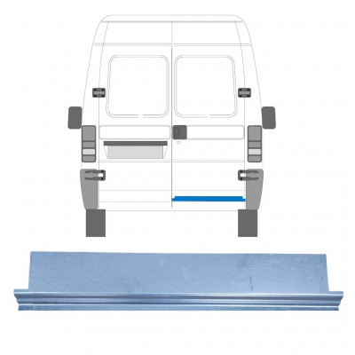 Pannello di riparazione porta posteriore interno per Fiat Ducato 1994-2006 / Destra 7337