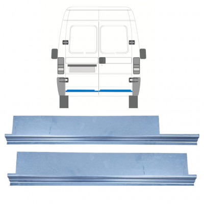 Pannello di riparazione porta posteriore interno per Fiat Ducato 1994-2006 / Sinistra+Destra / Set 9747