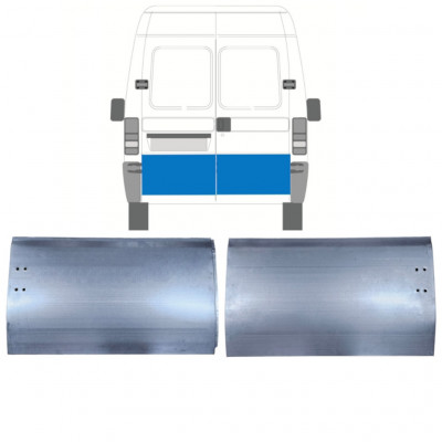 Pannello di riparazione porta posteriore per Fiat Ducato 1994-2006 / Sinistra+Destra / Set 9752