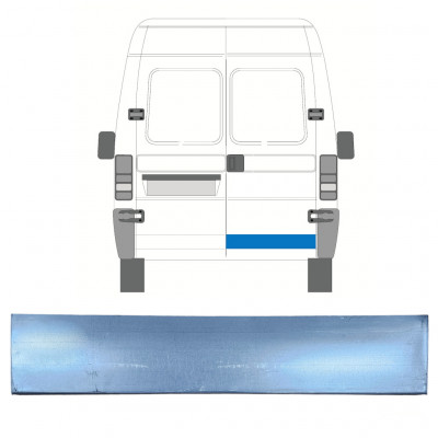 Pannello di riparazione porta posteriore bassa per Fiat Ducato 1994-2006 / Destra 7339