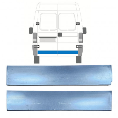 Pannello di riparazione porta posteriore bassa per Fiat Ducato 1994-2006 / Sinistra+Destra / Set 9748