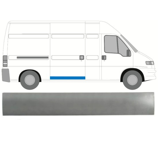 Pannello di riparazione porta scorrevole esterno per Fiat Ducato 1994-2006 / Destra 16169