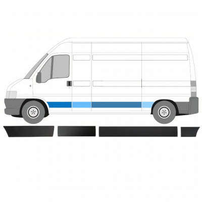 Set di modanature laterali per Fiat Ducato 2002-2006 / Sinistra / 8459