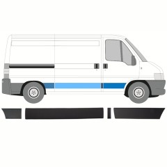 Set di modanature laterali per Peugeot Boxer 2002-2006 / Destra / 13878