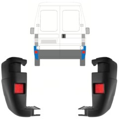Angolo paraurti posteriore per Peugeot Boxer 2002-2006 / Sinistra+Destra / Set 13221