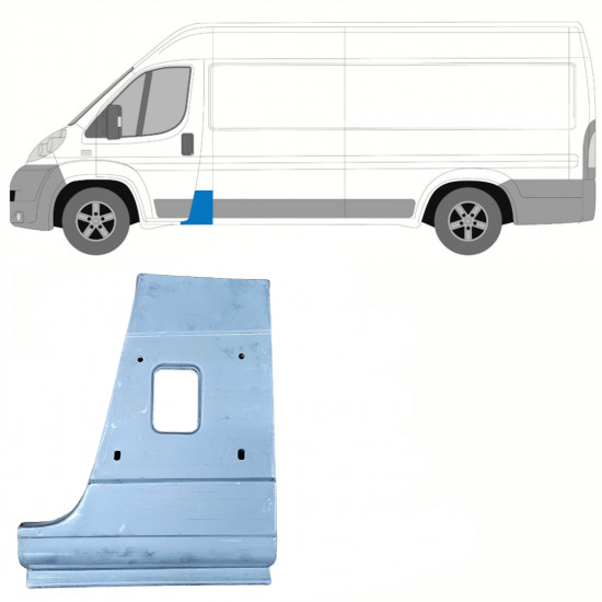 Pannello di riparazione del montante per Fiat Ducato 2006-2025 / Sinistra 8704