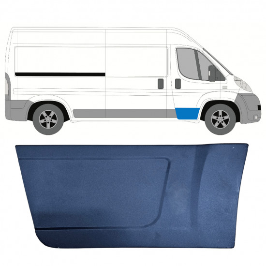 Pannello di riparazione porta anteriore per Fiat Ducato 2006-2025 / Destra 11796