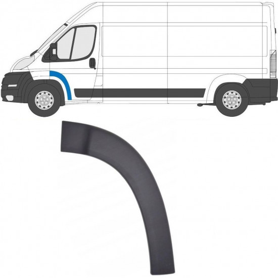 Modanatura porta anteriore per Fiat Ducato 2006-2018 / Sinistra 6543