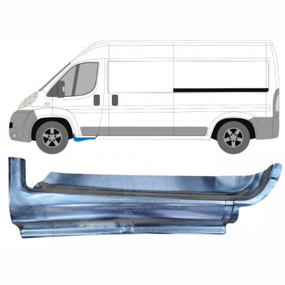 Pannello di riparazione davanzale della porta anteriore per Citroen Jumper 2006-2025 / Sinistra 13950