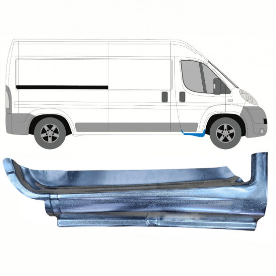 Pannello di riparazione davanzale della porta anteriore per Fiat Ducato 2006-2025 / Destra 8740