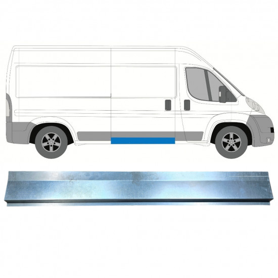 Sottoporta interno per Citroen Jumper 2006-2025 / Sinistra = Destra (simmetrico) 14378