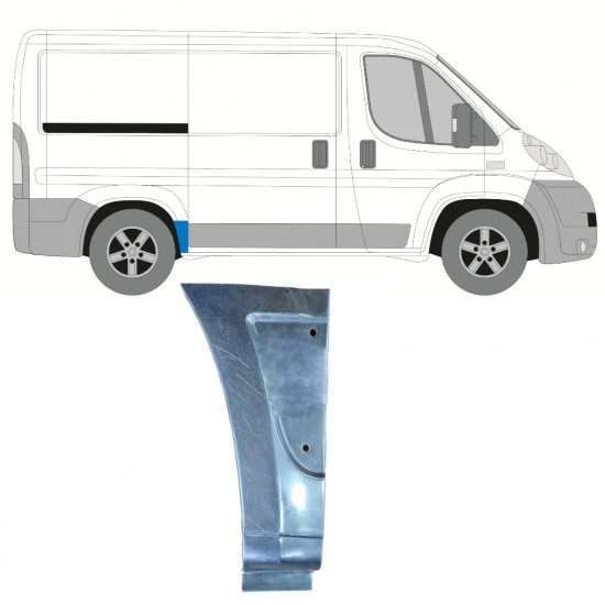 Pannello di riparazione parafango posteriore per Peugeot Boxer 2006-2025 / Destra 14213