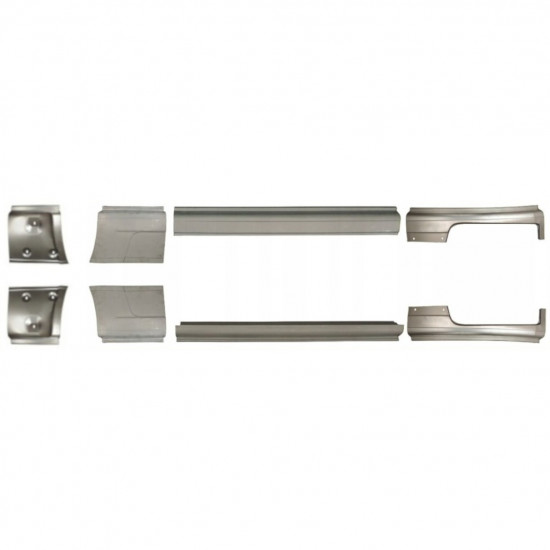 Pannello di riparazione sottoporta lamiera per Peugeot Boxer 2006-2026 / Sinistra+Destra / Set 14152