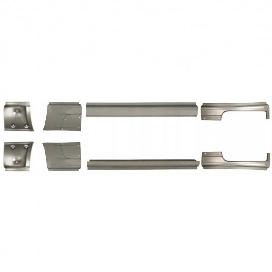 Pannello di riparazione sottoporta lamiera per Citroen Jumper 2006-2025 / Sinistra+Destra / Set 14157